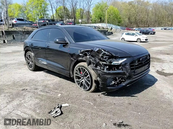 2019 Audi Q8 Premium Plus z VIN WA1EVAF10KD006691, wystawiony jako Copart lot #54116275 z przebiegiem 67 871 mil mil oraz Szkoda całkowita • Salvage title. Historia ofert i sprzedaży dostępna na DreamBid. Obrazek 14.