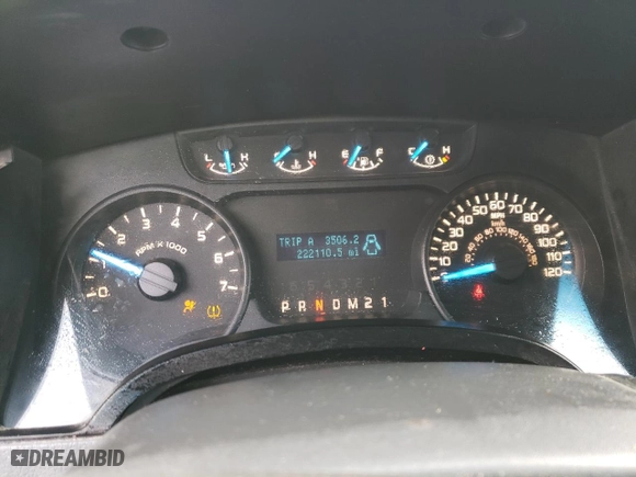2014 Ford F-150 XL with VIN 1FTEX1CM5EKF19742, listed as a Copart auction lot 47705005 with 222,110 mi miles and Salvage Title. Bid and sale history available at carsss.com. Image 9.