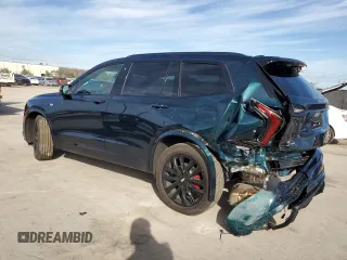 2024 Cadillac XT6 AWD Sport with VIN 1GYKPGRS2RZ753923, listed as a Copart auction lot 42375635 with 9,437 mi miles and Salvage Title. Bid and sale history available at carsss.com. Image 2.