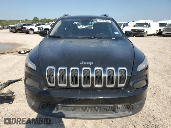 2018 Jeep Cherokee Latitude with VIN 1C4PJLCB1JD537318, listed as a Copart auction lot 50193055 with 90,960 mi miles and Salvage title. Bid and sale history available at DreamBid. Image 5.