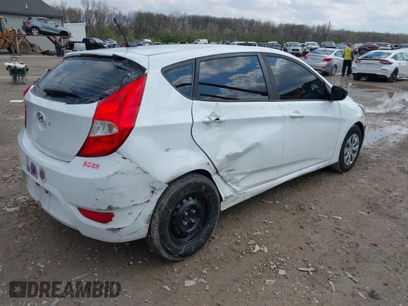2017 Hyundai Accent SE with VIN KMHCT5AE5HU336691, listed as a IAAI auction lot 42016923 with 147,665 mi miles and . Bid and sale history available at DreamBid. Image 4.