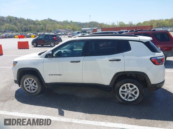 2018 Jeep Compass Sport with VIN 3C4NJDAB5JT146182, listed as a IAAI auction lot 42041839 with 55,865 mi miles and . Bid and sale history available at DreamBid. Image 14.