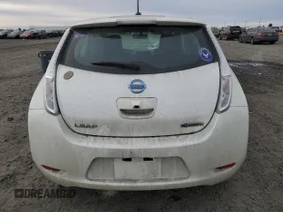 2016 Nissan LEAF SL with VIN 1N4BZ0CP8GC313416, listed as a Copart auction lot 43209205 with 30,845 mi miles and Salvage Title. Bid and sale history available at carsss.com. Image 6.
