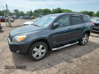 2007 Toyota RAV4 Sport with VIN JTMBD32V175104937, listed as a Copart auction lot 62157245 with 71,018 mi miles and Salvage title. Bid and sale history available at DreamBid. Image 1.
