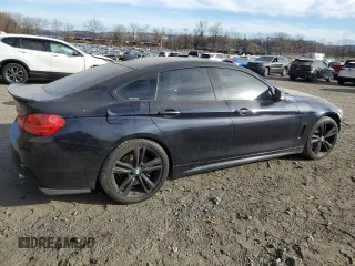 2015 BMW 4 Series 435i with VIN WBA4B1C5XFD955296, listed as a Copart auction lot 79456744 with 98,285 mi miles and Salvage Title. Bid and sale history available at DreamBid. Image 3.