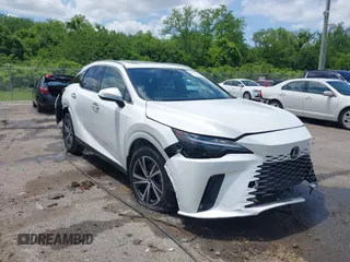 2023 Lexus RX 350 with VIN JTJCHMAA3P2009288, listed as a IAAI auction lot 42097583 with 37,475 mi miles and . Bid and sale history available at DreamBid. Image 1.