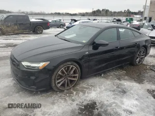 2021 Audi A7 z VIN WAUVPBF29MN082841, wystawiony jako Copart lot #87470094 z przebiegiem 21 901 mil mil oraz Szkody całkowita. Historia ofert i sprzedaży dostępna na DreamBid. Obrazek 1.