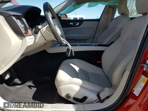 2020 Volvo S60 Momentum with VIN 7JR102FK8LG056791, listed as a Copart auction lot 48319515 with 37,640 mi miles and Salvage Title. Bid and sale history available at carsss.com. Image 7.