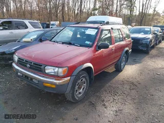 1997 Nissan Pathfinder XE with VIN JN8AR05Y2VW115250, listed as a IAAI auction lot 42021906 with 168,395 mi miles. Bid and sale history available at carsss.com. Image 2.