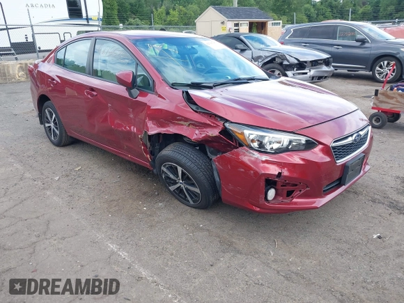 2019 Subaru Impreza Premium with VIN 4S3GKAC60K3609069, listed as a IAAI auction lot 42755337 with 90,437 mi miles and . Bid and sale history available at DreamBid. Image 1.