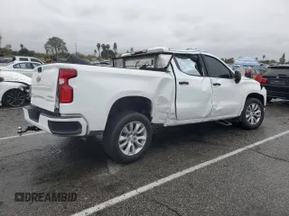 2021 Chevrolet Silverado 1500 Custom with VIN 3GCPWBEK5MG290112, listed as a Copart auction lot 48987505 with 47,923 mi miles and Salvage Title. Bid and sale history available at DreamBid. Image 3.