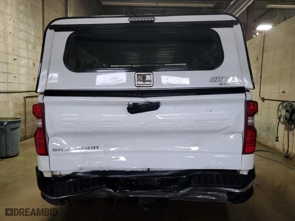 2019 Chevrolet Silverado 1500 Work Truck with VIN 1GCRYAEH9KZ215489, listed as a Copart auction lot 88718005 with 156,848 mi miles and Salvage Title. Bid and sale history available at carsss.com. Image 6.