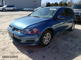 2015 Volkswagen Golf TSI S with VIN 3VW217AU5FM054879, listed as a Copart auction lot 44453613 with 63,417 mi miles. Bid and sale history available at carsss.com. Image 1.