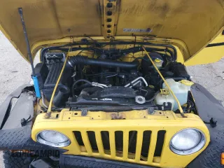 2002 Jeep Wrangler Sport with VIN 1J4FA49S12P708751, listed as a Copart auction lot 79415644 with 219,771 mi miles and Non Repairable. Bid and sale history available at carsss.com. Image 12.
