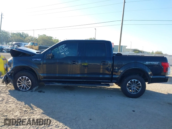 2018 Ford F-150 XL with VIN 1FTEW1E55JFB36007, listed as a IAAI auction lot 41788565 with Not provided miles and . Bid and sale history available at DreamBid. Image 13.
