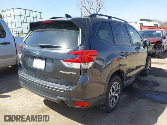 2019 Subaru Forester Premium with VIN JF2SKAEC8KH578574, listed as a IAAI auction lot 41806639 with 55,987 mi miles. Bid and sale history available at carsss.com. Image 4.