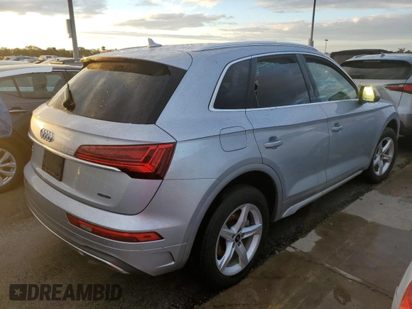 2021 Audi Q5 Premium with VIN WA1AAAFY2M2030111, listed as a Copart auction lot 62169672 with 0 mi miles. Bid and sale history available at carsss.com. Image 4.