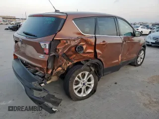 2017 Ford Escape SE with VIN 1FMCU9G92HUA51784, listed as a Copart auction lot 49002645 with 62,797 mi miles and Salvage Title. Bid and sale history available at carsss.com. Image 3.