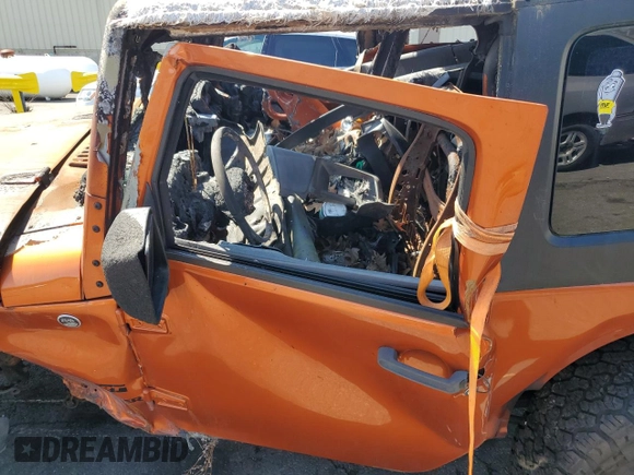 2011 Jeep Wrangler Sport with VIN 1J4AA2D15BL553237, listed as a Copart auction lot 54303655 with Not Provided miles and Salvage Title. Bid and sale history available at carsss.com. Image 7.