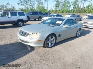 2003 Mercedes-Benz SL-Class with VIN WDBSK75F53F010905, listed as a IAAI auction lot 41998993 with 1 mi miles. Bid and sale history available at carsss.com. Image 17.