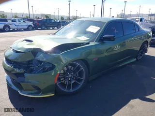 2023 Dodge Charger Scat Pack Widebody with VIN 2C3CDXGJ3PH577723, listed as a IAAI auction lot 41636918 with 5,846 mi miles. Bid and sale history available at carsss.com. Image 20.