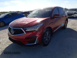 2020 Acura RDX w/Technology Pkg with VIN 5J8TC1H55LL018704, listed as a Copart auction lot 40402803 with 37,713 mi miles. Bid and sale history available at carsss.com. Image 1.