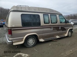 1995 Ford Econoline Cargo with VIN 1FDEE14N8SHA52902, listed as a Copart auction lot 44407505 with 81,474 mi miles and Salvage Title. Bid and sale history available at carsss.com. Image 3.
