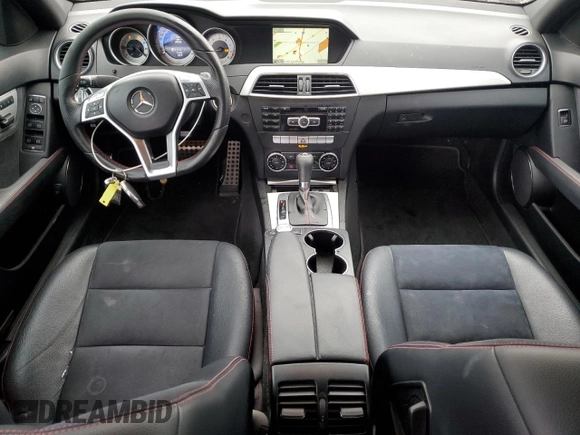 2014 Mercedes-Benz C 250 Sport with VIN WDDGF4HB3EG219016, listed as a Copart auction lot 53825925 with 99,534 mi miles and Salvage Title. Bid and sale history available at DreamBid. Image 8.