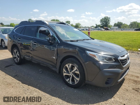 2021 Subaru Outback Touring with VIN 4S4BTAPC5M3124738, listed as a Copart auction lot 62161295 with 42,363 mi miles and Salvage title. Bid and sale history available at DreamBid. Image 4.