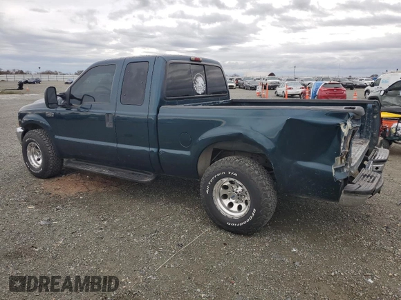 1999 Ford F-250 XL with VIN 1FTNX20L3XEB76271, listed as a Copart auction lot 43633095 with 166,947 mi miles and Salvage title. Bid and sale history available at DreamBid. Image 2.