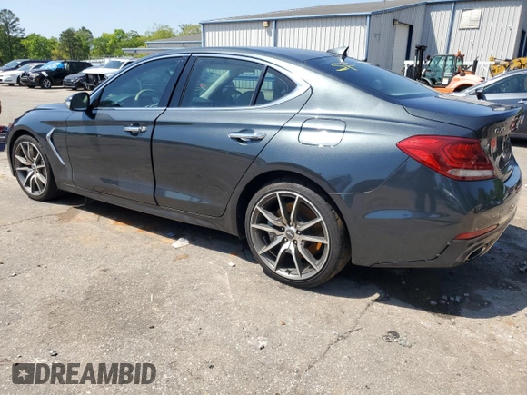 2019 Genesis G70 Advanced z VIN KMTG34LE1KU012157, wystawiony jako Copart lot #52313255 z przebiegiem 63 799 mil mil oraz Szkoda całkowita • Salvage title. Historia ofert i sprzedaży dostępna na DreamBid. Obrazek 2.
