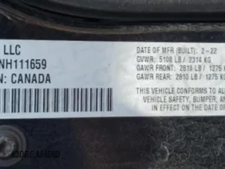 2022 Chrysler 300 S z VIN 2C3CCABG2NH111659, wystawiony jako Copart lot #50275975 z przebiegiem 34 926 mil mil oraz Szkoda całkowita • Salvage title. Historia ofert i sprzedaży dostępna na DreamBid. Obrazek 13.