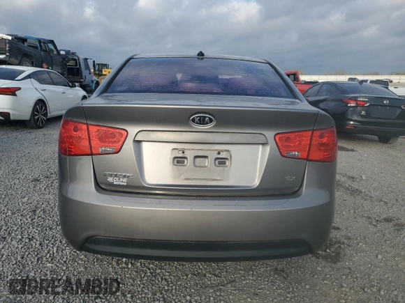 2011 Kia Forte EX with VIN KNAFU4A22B5456073, listed as a Copart auction lot 51628195 with 196,243 mi miles and Salvage Title. Bid and sale history available at carsss.com. Image 6.