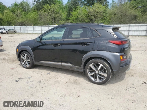 2018 Hyundai Kona Limited with VIN KM8K33A54JU106548, listed as a Copart auction lot 52609175 with 6,800 mi miles and Salvage Title. Bid and sale history available at carsss.com. Image 2.