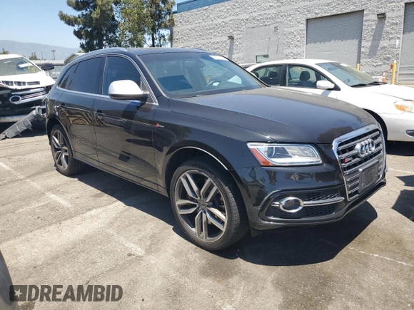 2014 Audi SQ5 Premium Plus with VIN WA1CGAFP4EA101976, listed as a Copart auction lot 59542494 with 75,645 mi miles and Salvage Title. Bid and sale history available at carsss.com. Image 4.