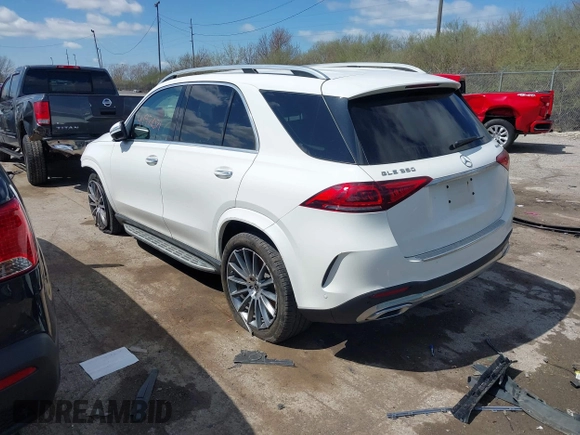 2021 Mercedes-Benz GLE 350 with VIN 4JGFB4KB4MA395175, listed as a IAAI auction lot 41971071 with 44,734 mi miles and . Bid and sale history available at DreamBid. Image 3.