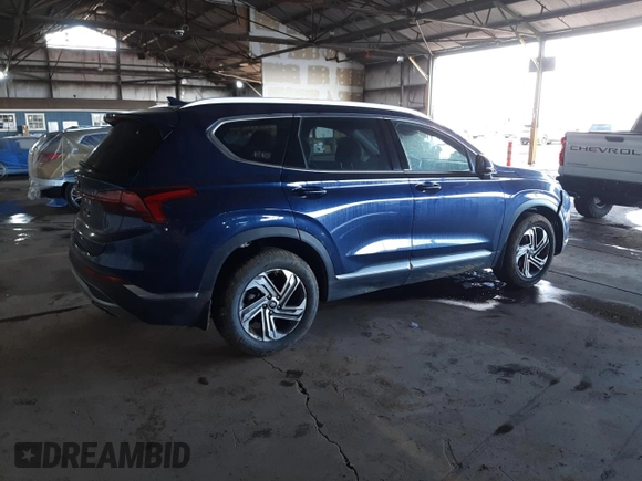 2022 Hyundai Santa Fe SEL with VIN 5NMS24AJ7NH460622, listed as a Copart auction lot 70004862 with 18,627 mi miles. Bid and sale history available at carsss.com. Image 3.