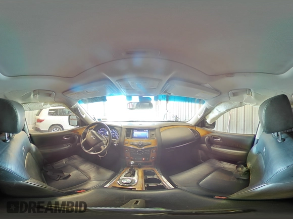 2014 Infiniti QX80 with VIN JN8AZ2NC4E9352899, listed as a Copart auction lot 54101355 with 102,340 mi miles and Salvage title. Bid and sale history available at DreamBid. Image 15.