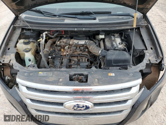 2013 Ford Edge SEL with VIN 2FMDK3J96DBA32879, listed as a Copart auction lot 52179735 with 236,359 mi miles and Salvage Title. Bid and sale history available at carsss.com. Image 12.