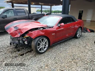 2021 Ford Mustang GT Premium with VIN 1FATP8FF7M5156828, listed as a Copart auction lot 54714615 with 21,920 mi miles and Salvage title. Bid and sale history available at DreamBid. Image 1.