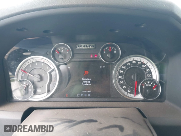 2013 Ram 2500 Big Horn z VIN 3C6UR5DL9DG549987, wystawiony jako IAAI lot #41910701 z przebiegiem 217 477 mil mil oraz . Historia ofert i sprzedaży dostępna na DreamBid. Obrazek 7.