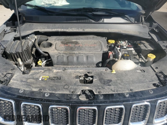 2021 Jeep Compass Limited with VIN 3C4NJDCB1MT579130, listed as a Copart auction lot 57854655 with 49,553 mi miles and Salvage title. Bid and sale history available at DreamBid. Image 12.