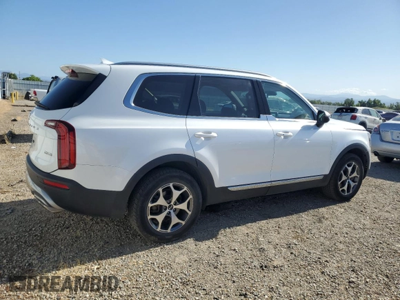2021 Kia Telluride EX with VIN 5XYP3DHC2MG104890, listed as a Copart auction lot 57723325 with 89,122 mi miles and Salvage title. Bid and sale history available at DreamBid. Image 3.