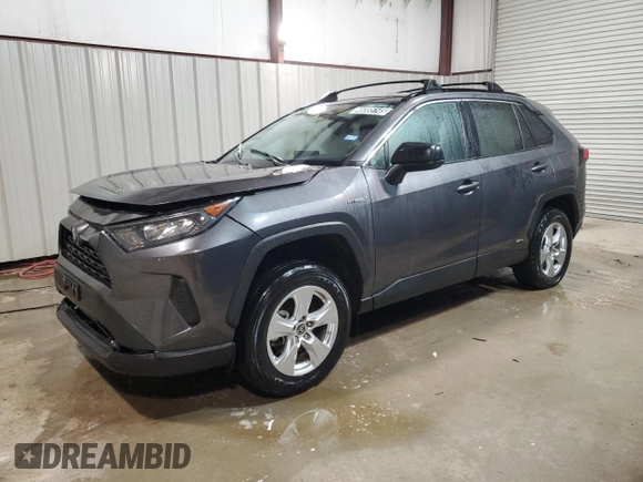 2021 Toyota RAV4 Hybrid LE with VIN 4T3LWRFV2MU026457, listed as a Copart auction lot 46885145 with 40,219 mi miles and Clean Title. Bid and sale history available at carsss.com. Image 1.