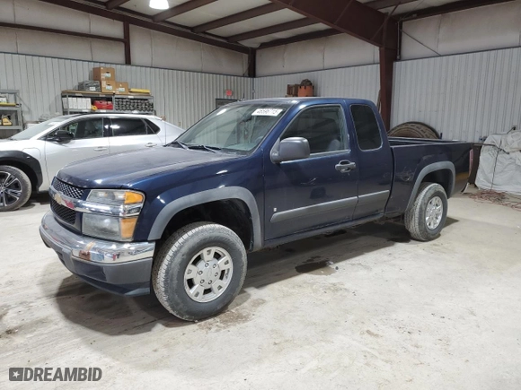 2008 Chevrolet Colorado Work Truck with VIN 1GCDT199488163277, listed as a Copart auction lot 46596715 with 177,190 mi miles and Clean Title. Bid and sale history available at carsss.com. Image 1.