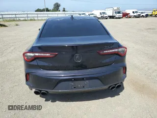 2021 Acura TLX Technology with VIN 19UUB5F49MA002169, listed as a Copart auction lot 57046525 with 60,256 mi miles and Salvage title. Bid and sale history available at DreamBid. Image 6.