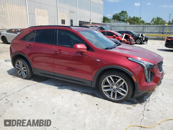 2020 Cadillac XT4 AWD Sport with VIN 1GYFZFR46LF023142, listed as a Copart auction lot 68239744 with 88,768 mi miles and Salvage title. Bid and sale history available at DreamBid. Image 4.
