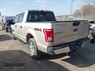 2017 Ford F-150 XL with VIN 1FTEW1EP7HKC27833, listed as a IAAI auction lot 41826574 with 38,116 mi miles. Bid and sale history available at carsss.com. Image 3.