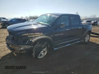 2012 Ram 1500 Outdoorsman z VIN 1C6RD7LT5CS319629, wystawiony jako Copart lot #52282125 z przebiegiem 147 800 mil mil oraz Czysty tytuł • Clean title. Historia ofert i sprzedaży dostępna na DreamBid. Obrazek 1.