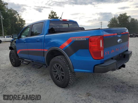 2021 Ford Ranger XL with VIN 1FTER4FH5MLD91666, listed as a Copart auction lot 73942564 with 27,788 mi miles and Salvage title. Bid and sale history available at DreamBid. Image 2.